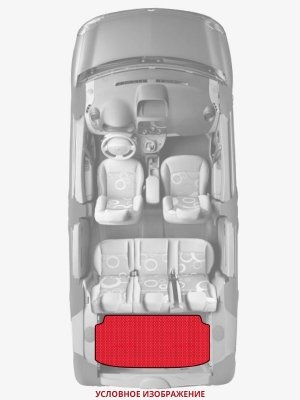 ЭВА коврики «Queen Lux» багажник для Audi TTS (2G)